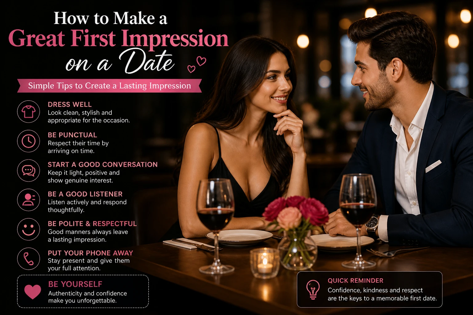 How to Make a Great First Impression on a Date