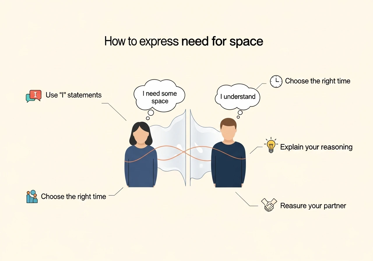 How to tell my partner I need more space?
