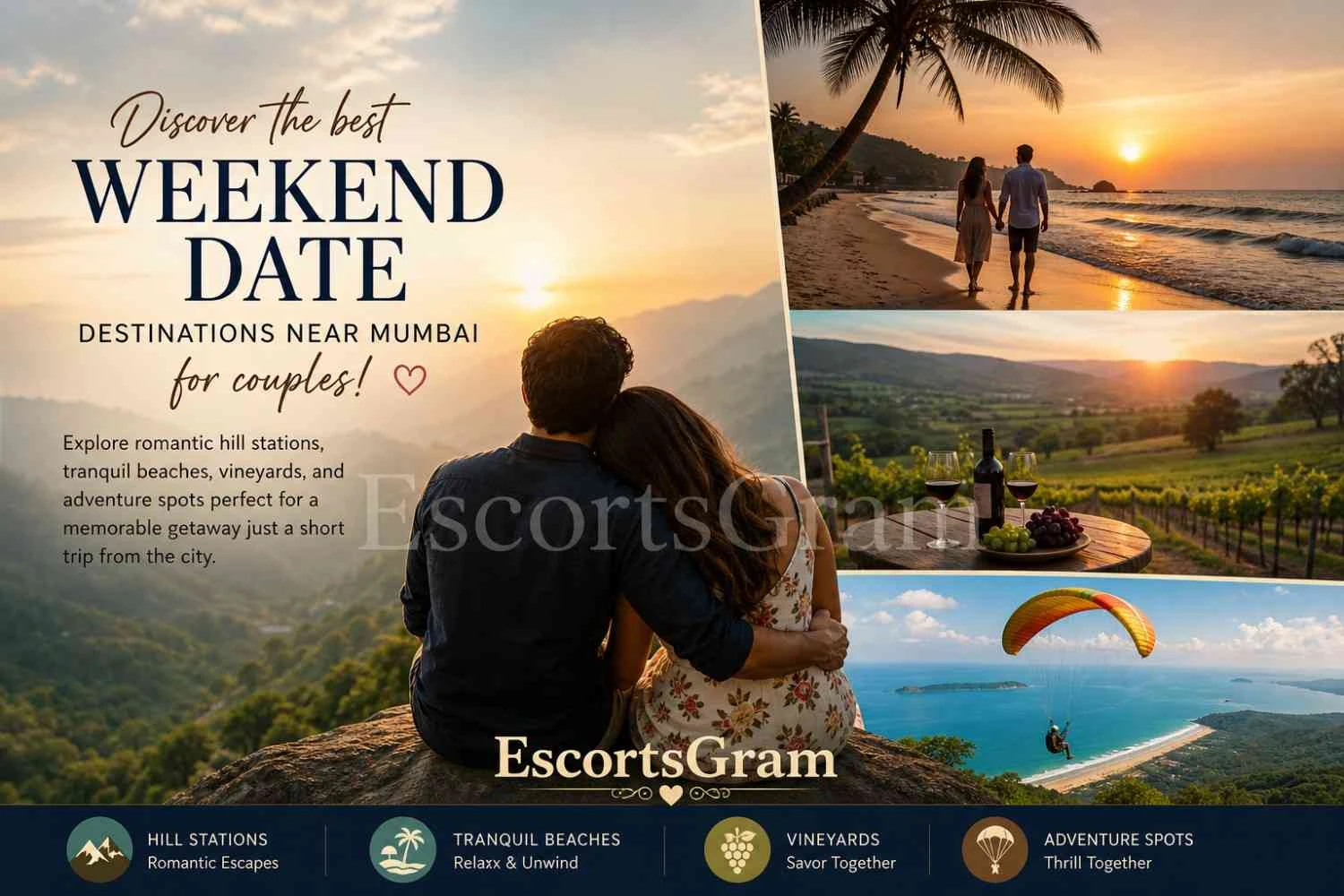 Weekend Date Destinations Near Mumbai: Memorable Getaways for Couples